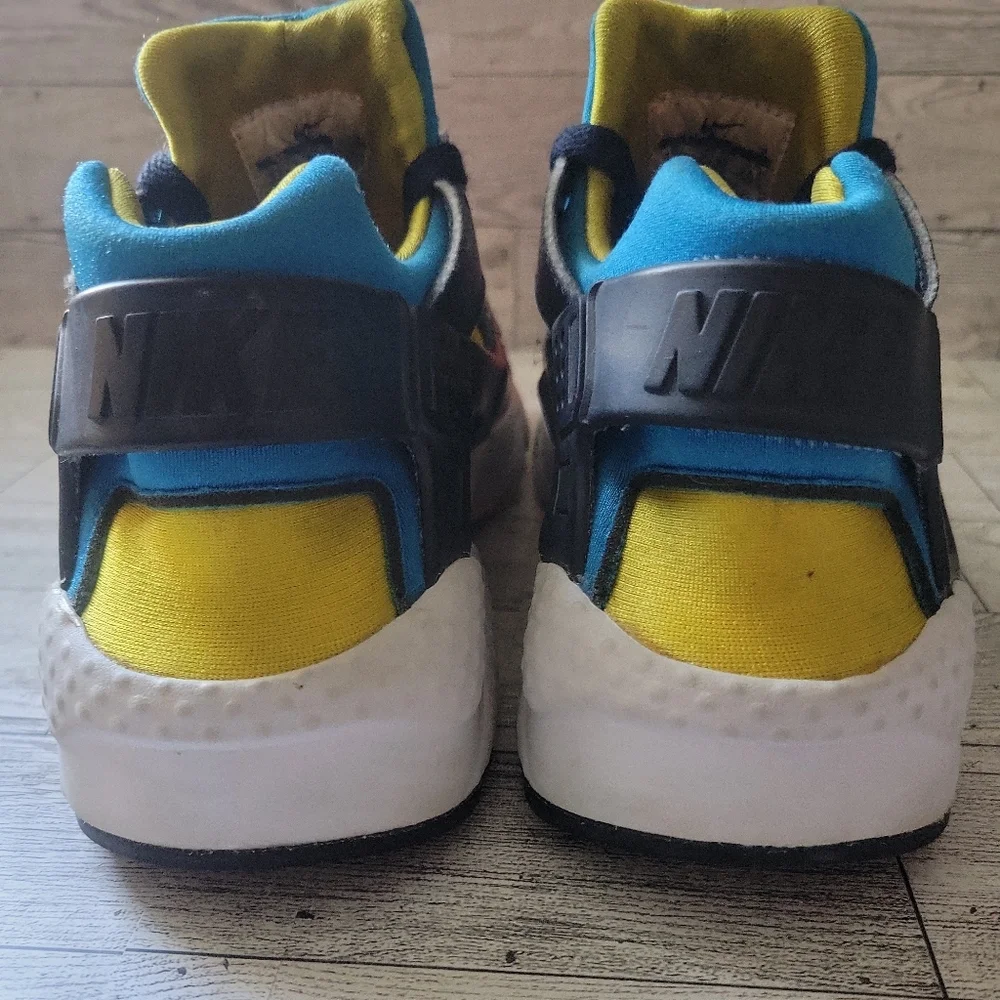 Huarache Run‎ GS 6.5Y Kids Shoes Sneakers BQ7096-600 Crimison/Obsidian